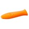 Lodge Silicone Hot Handle Holder Heat-Resistant Comfortable Grip Citrus Orange
